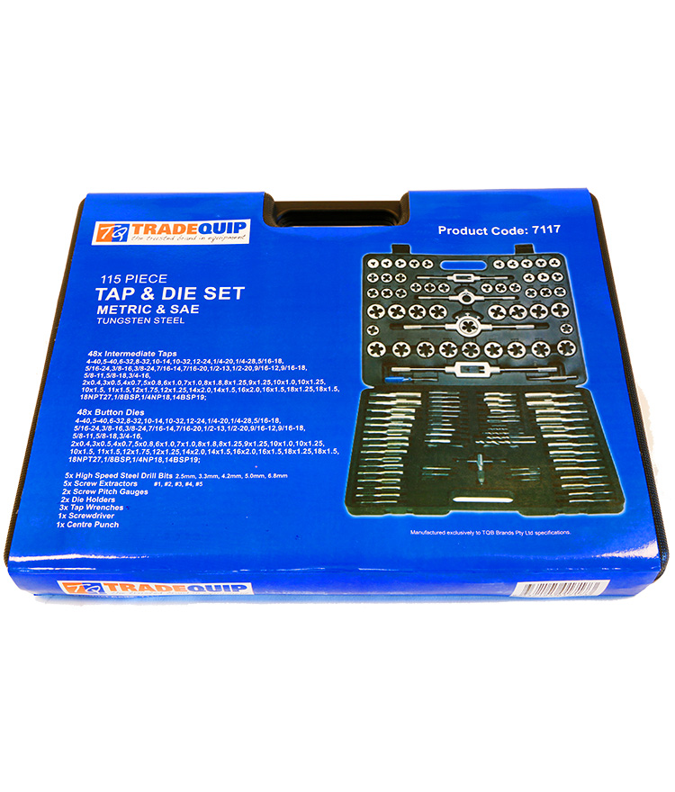 Tap and Die Set 115pce