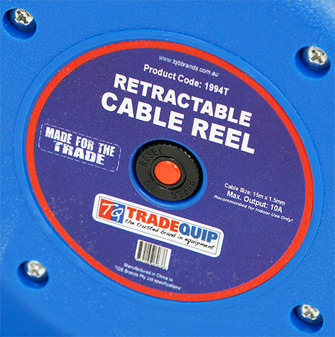 Retractable Cable Reel 15m
